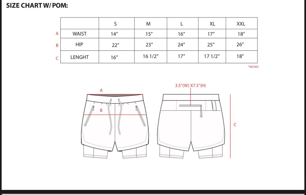 "ShowUP" (Combat/Running Shorts)