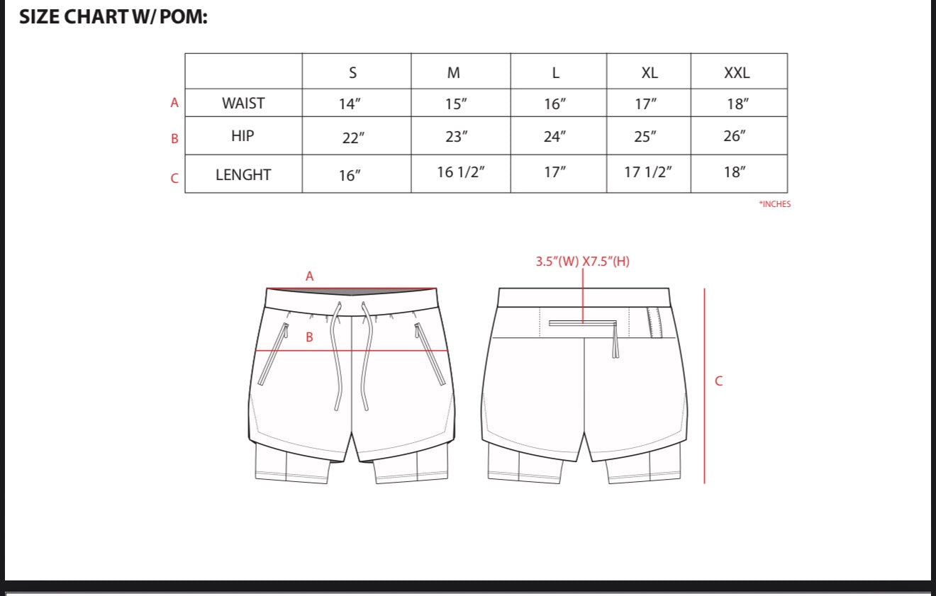 "ShowUP" (Combat/Running Shorts)