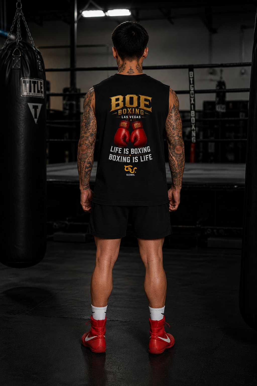 DayoGLOBAL X BoeBoxing Muscle tee