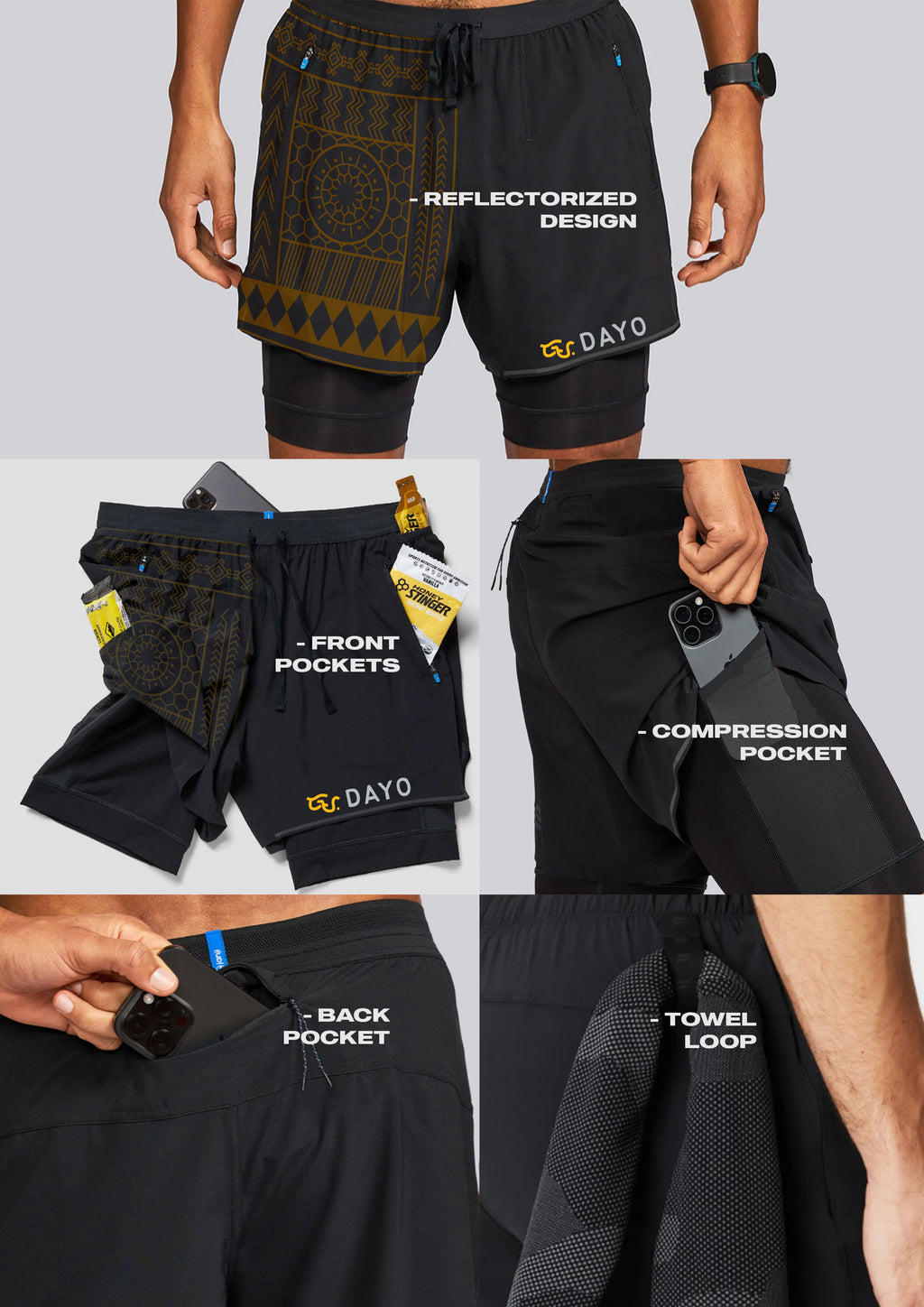 "ShowUP" (Combat/Running Shorts)