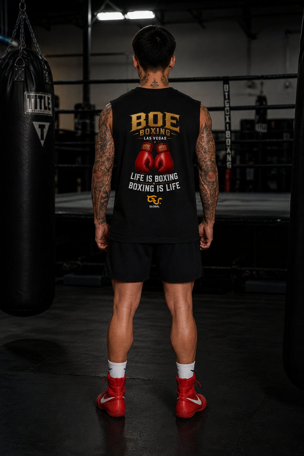DayoGLOBAL X BoeBoxing Muscle tee