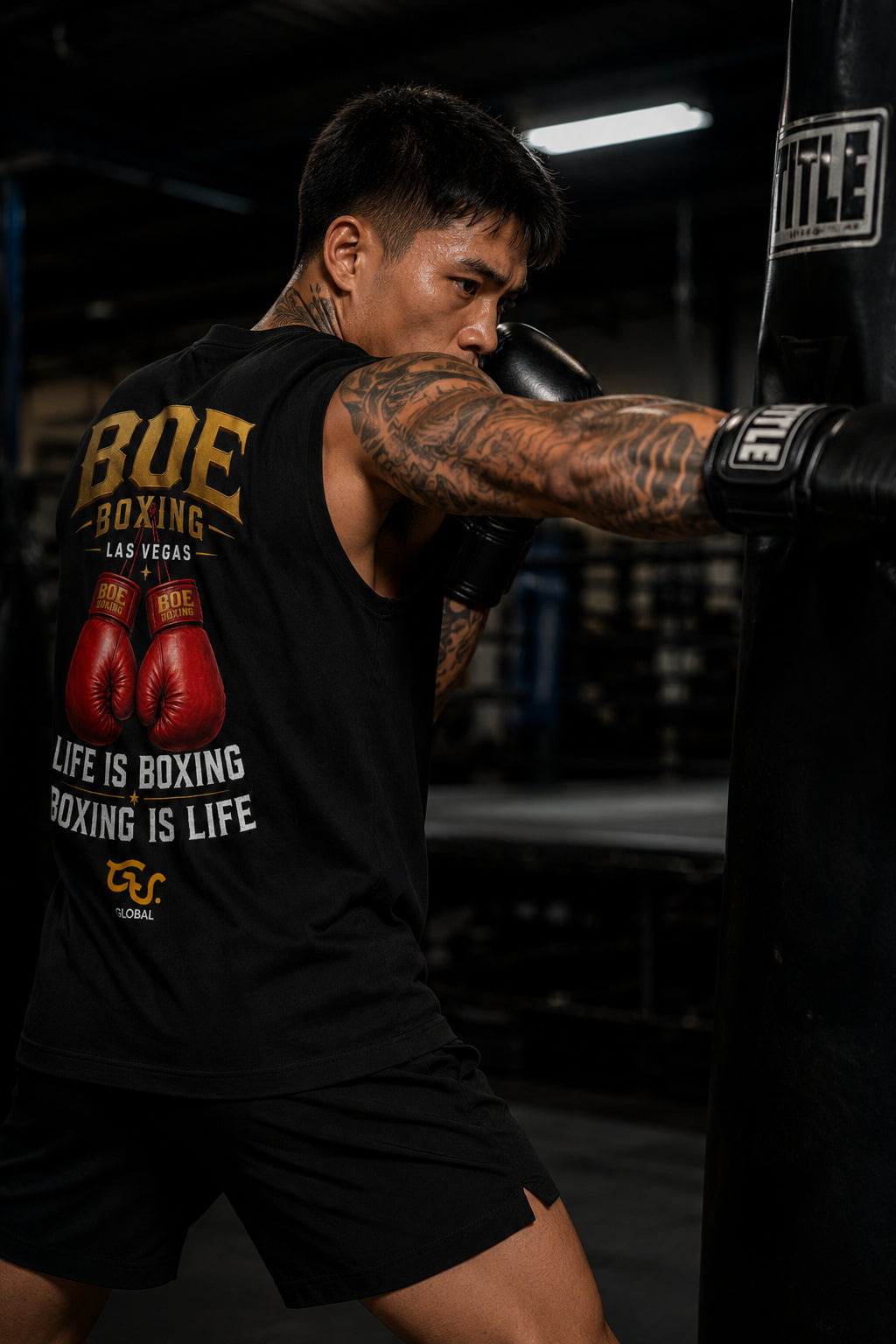 DayoGLOBAL X BoeBoxing Muscle tee